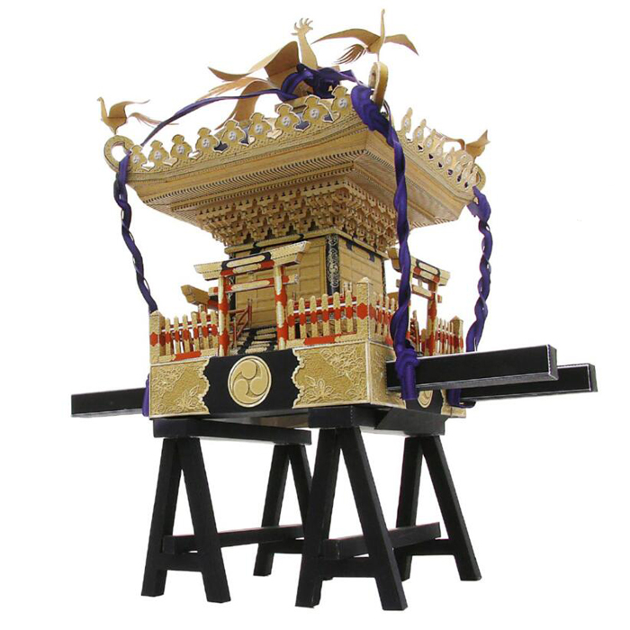 宫廷礼轿古代轿子3d立体纸模型DIY手工制作儿童益智折纸玩具