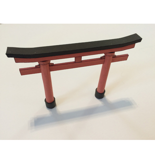 建筑场景搭配山门牌坊3d立体纸模型DIY手工制作儿童益智折纸玩具