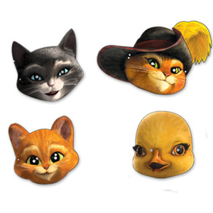 卡通动物小猫面具头饰立体3D纸模DIY手工制作儿童折纸益智玩具