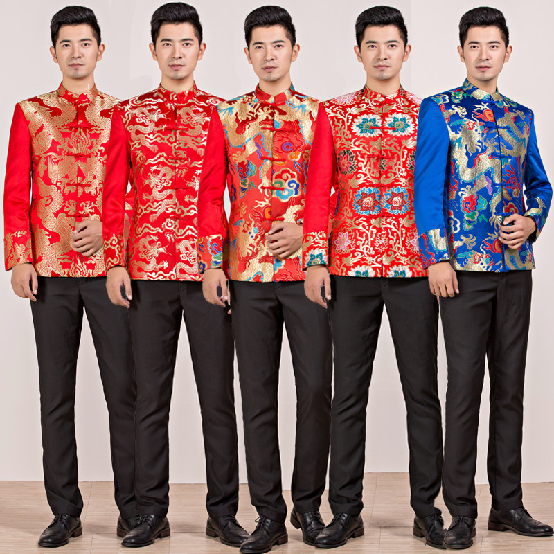 winter Ethnic style man cheongsam Chinese style Retro Chinese style men's wear Self cultivation Youth Tang costume Groom Wedding clothesin the Men's clothing, National costume  category - from Buy2taobao.com to provide professional Taobao agent buy service