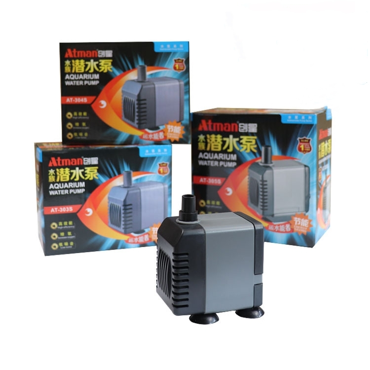 创星at304鱼缸水泵超静音潜水泵迷你型水族箱鱼缸耐高温过滤水泵