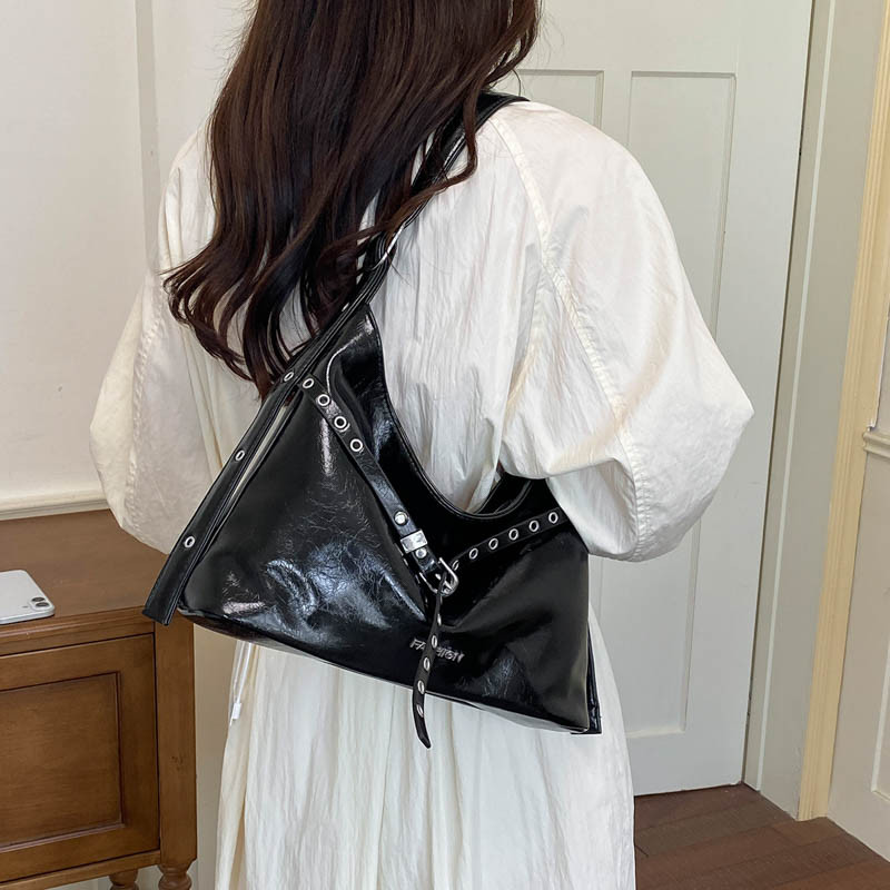 复古百搭大容量托特包包女