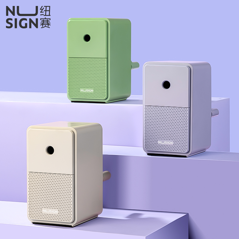 得力笔尖5档可调手摇削笔机