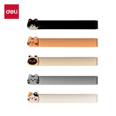 得力TP702卡通零食夹吸卡装(混)(5个/卡))可爱小巧厨房储存