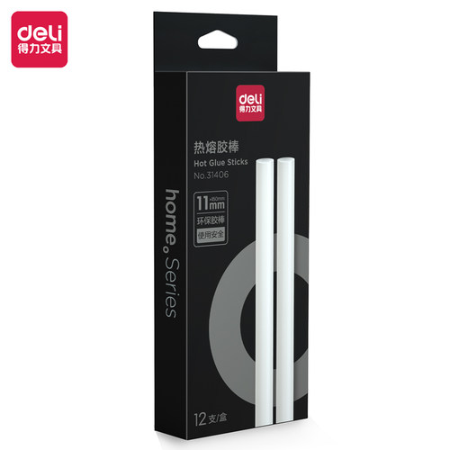 得力热熔胶棒φ11mm12支每盒