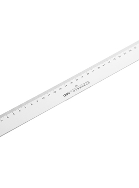 得力6230透明直尺30cm厘米绘图制图工具学生尺子文具批发