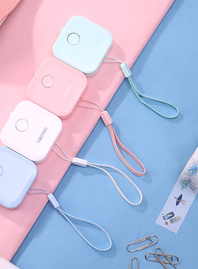 得力79650皮尺可爱小尺子软尺随身量三围迷你皮卷尺测量工具