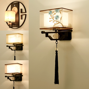 新中式楼梯间感应灯壁灯入户门自动雷达人体感应过道声控灯楼道灯