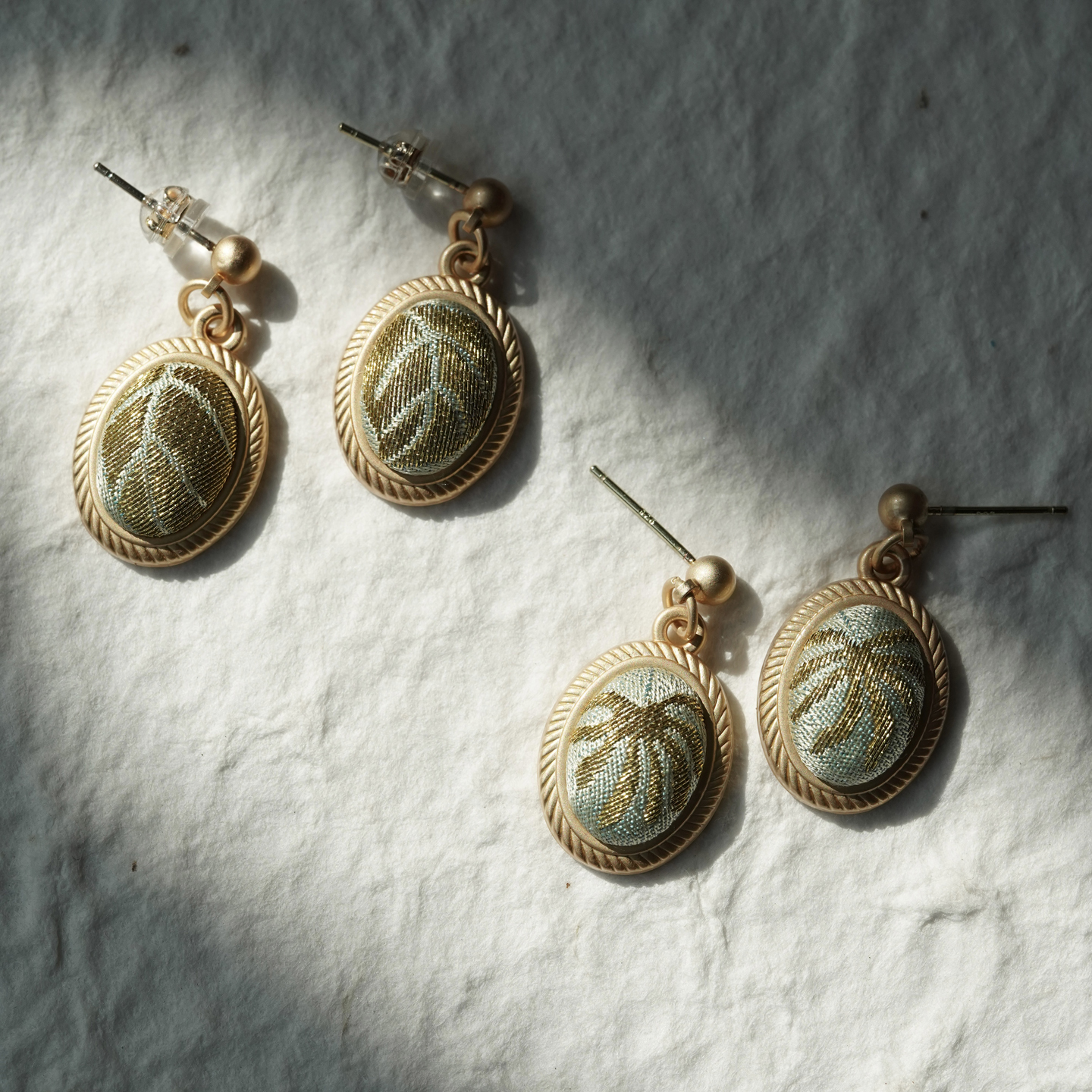 真丝宋锦耳饰国风头绳