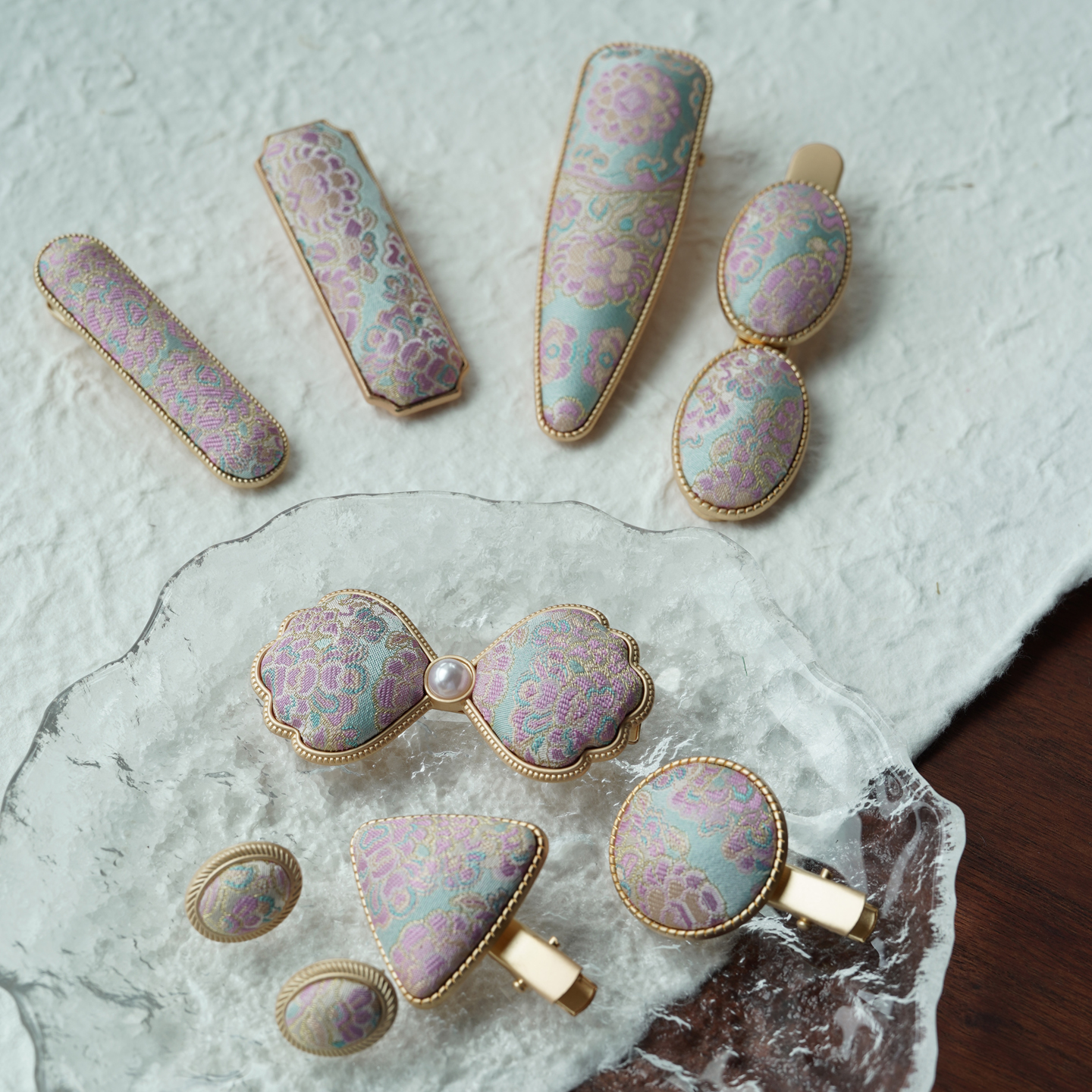 非遗真丝新国风发饰教师节礼品