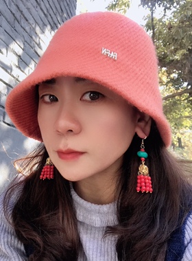 适合过年戴的耳环2023年新年兔年本命年喜庆红色耳饰新娘金耳钉女