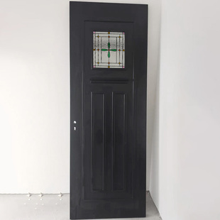 雕刻艺术玻璃法式马卡龙蒂凡尼水纹彩色银波纹压花简约小正方门芯