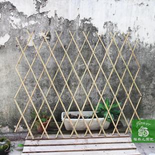 自动拉伸竹篱笆网格爬藤架蔷薇月季攀爬竹架子伸缩型栅栏尺寸灵活