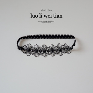 蕾丝花朵镂空大腿圈女性感甜美黑白色弹力腿部饰品新款 腿环 推荐