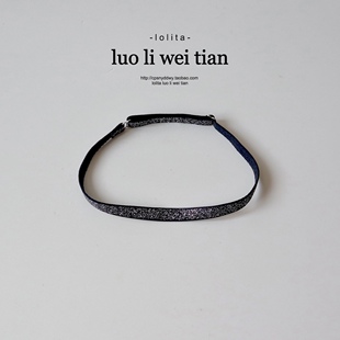 黑色细闪大腿圈性感百搭时尚气质可调节腿部饰品新款推荐腿环女