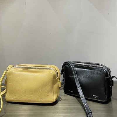 25夏季新款头层牛皮斜挎多隔层小方包