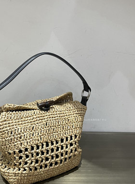 头层牛皮手工编织手提单肩斜挎包