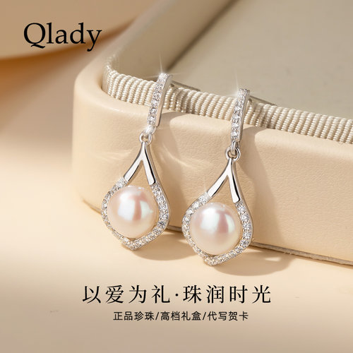 珍珠耳环耳饰女耳坠纯银