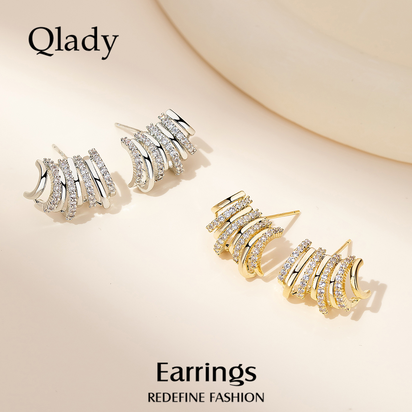 小众纯银冷淡风高级感轻奢耳环