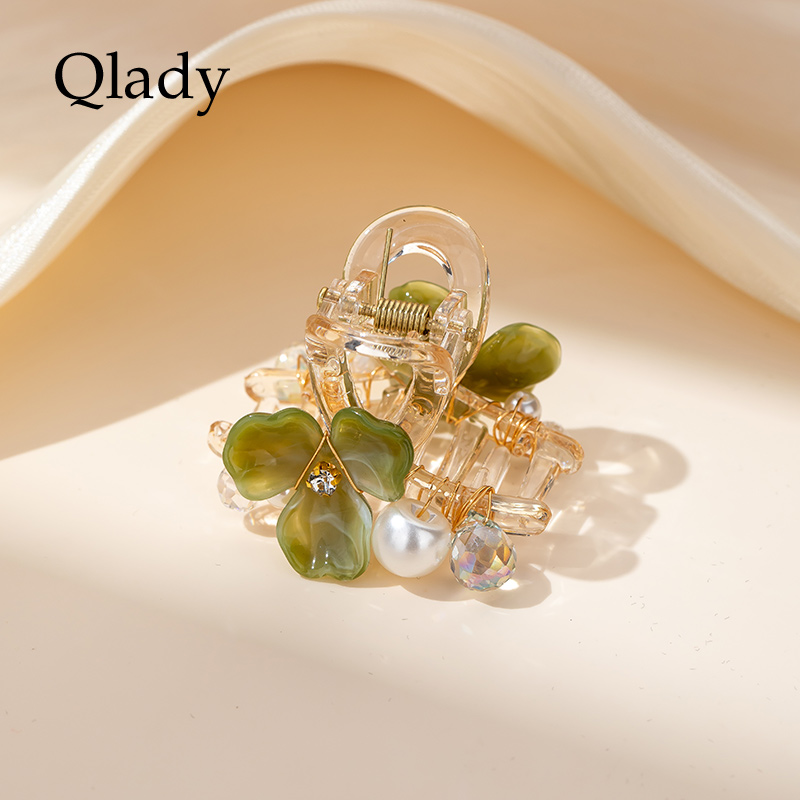 鸢尾花小抓夹发夹侧边女2025新款高端女后脑勺头发夹子发饰鲨鱼夹