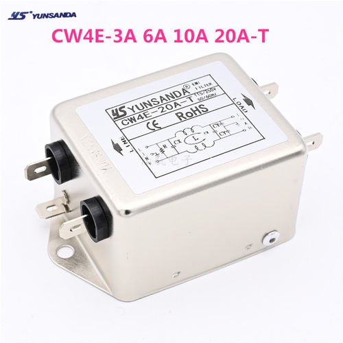 CW4E-6A-T单相单极滤波器