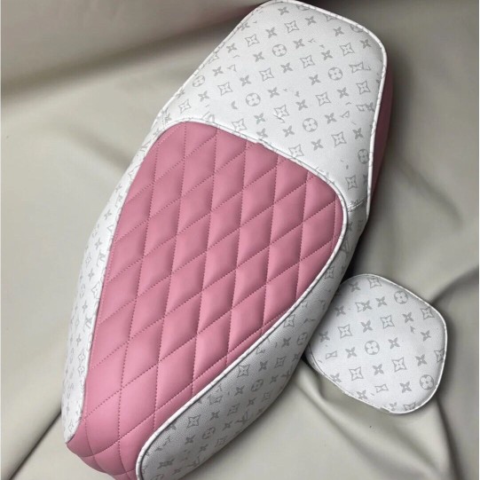 适用于小牛N1/N1s/NGT/Nqi复古改装坐垫手工制作舒适型坐包粉白