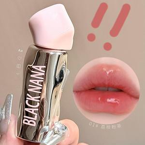 BLACK NANA星扉水光镜面唇釉滋润保湿嘟嘟唇不易沾杯裸色口红B109