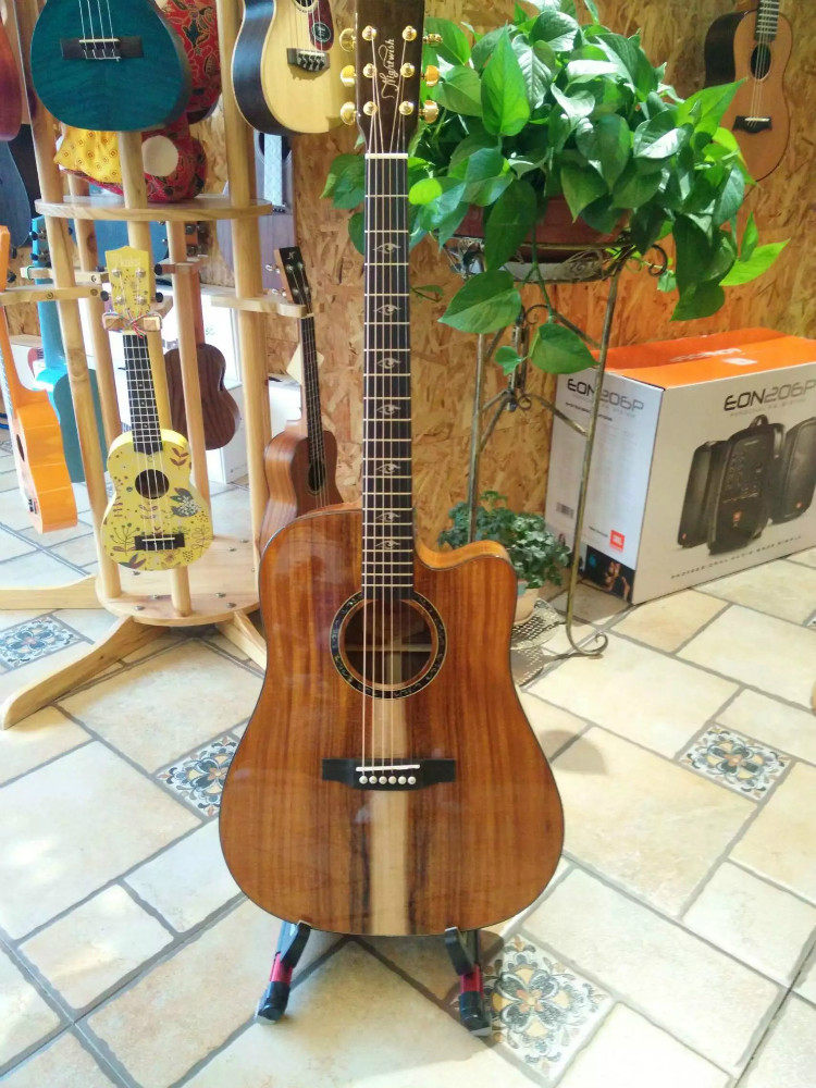 拉维斯nightwishn5000d41寸相思木全单民谣吉他