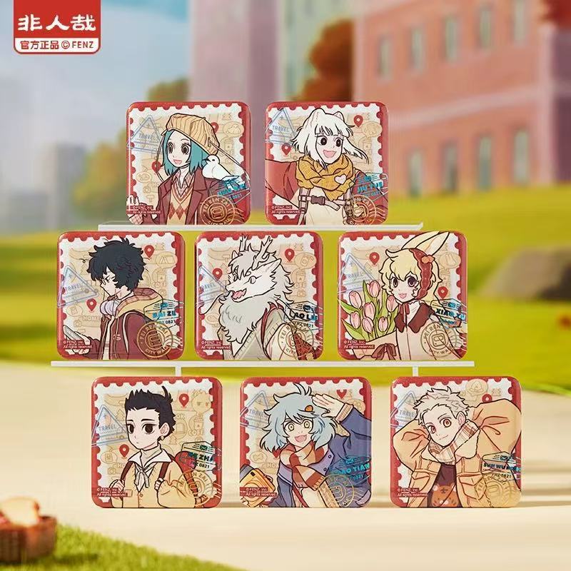 非人哉城市出游徽章动漫潮玩周边