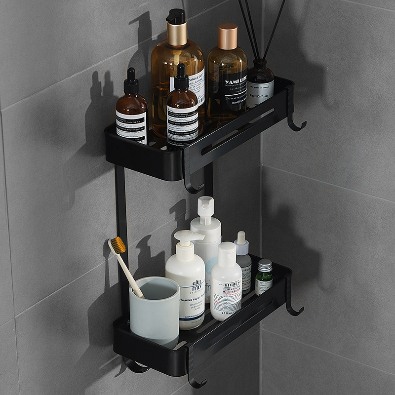 浴室卫生间置物架免打孔墙上壁挂式厕所洗手间洗漱台洗澡间收纳架,家庭/个人清洁工具,浴室角架/置物架,淘宝优惠券,粉丝福利购,淘宝优惠卷
