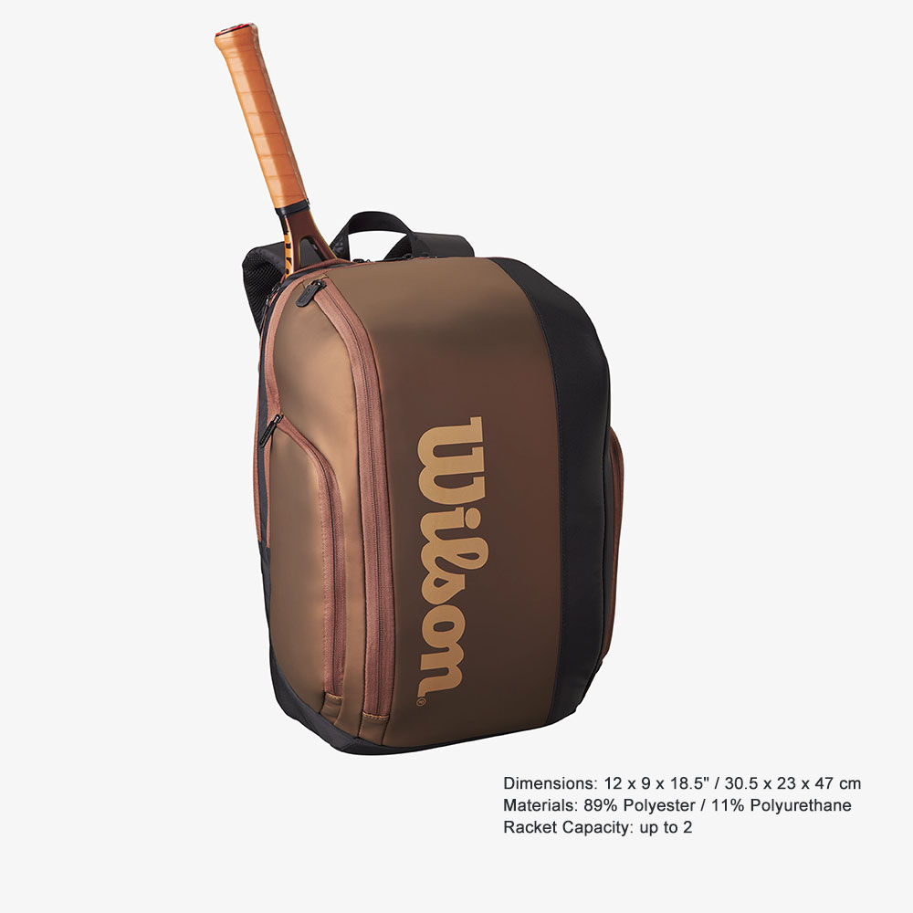 wilson威尔胜pro staff v14男女2支装单双肩威尔逊网球包背包9支