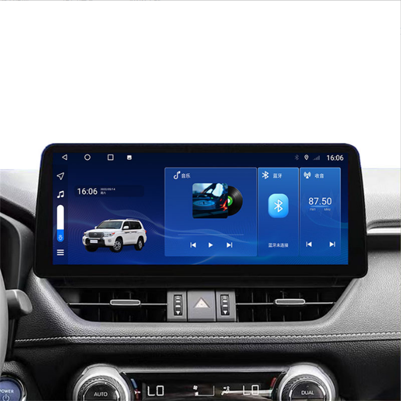 适用丰田RAV4荣放安卓智能导航12.3寸八核8+256G无线Carplay跨境