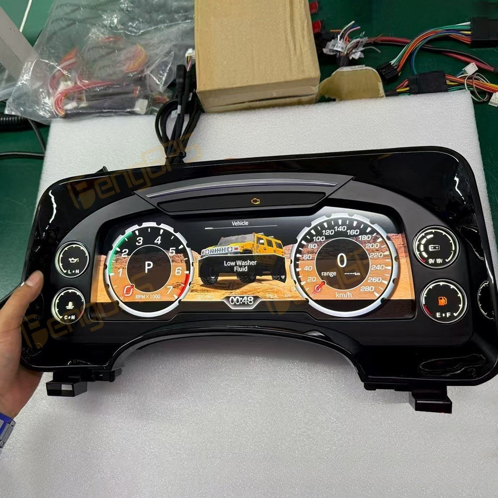 12.3寸适用于08-10款悍马Hummer H3液晶仪表LINUX系统即插即用