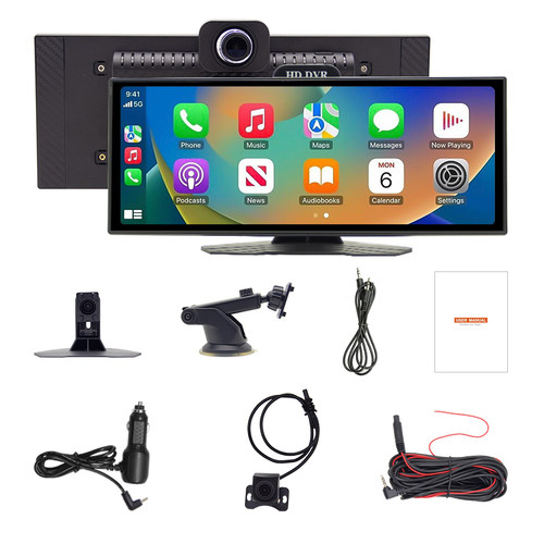 11.26 Car Carplay Android AUTO 4K front and rear recorders