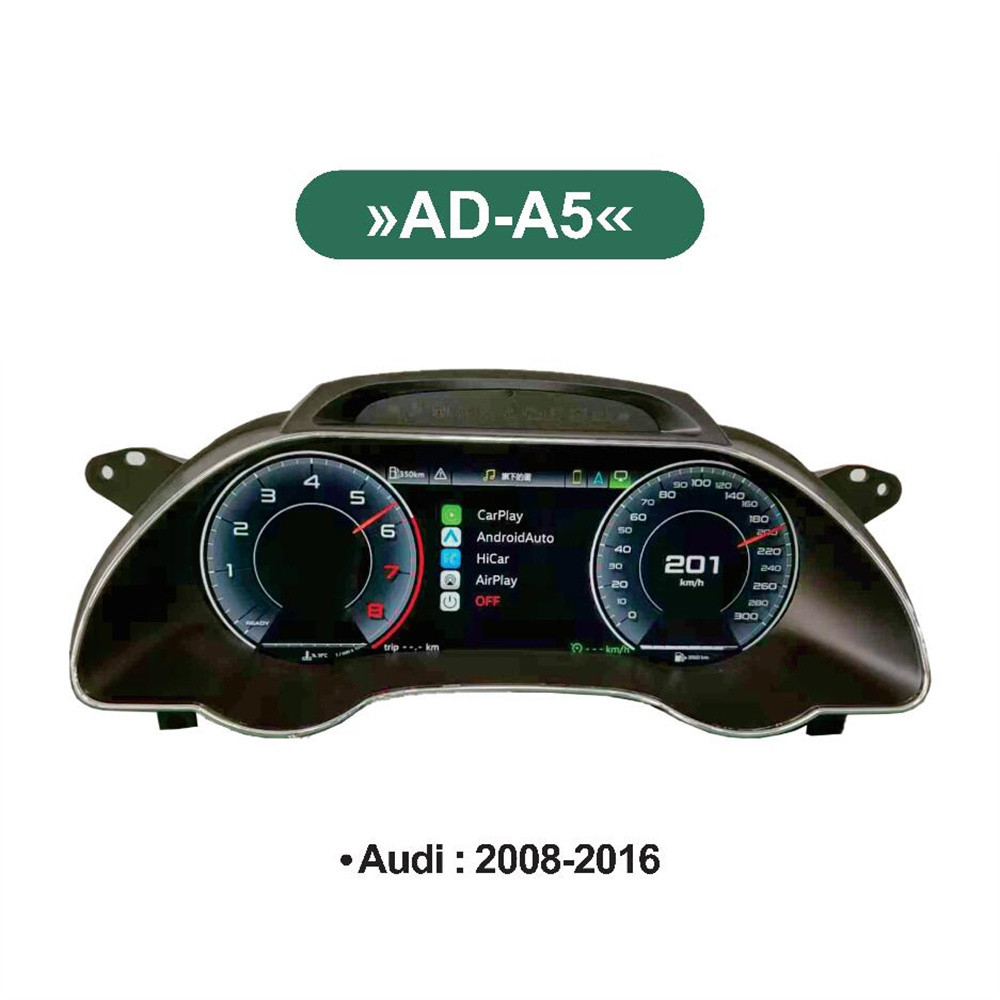 12.3寸适用于Audi A5奥迪液晶仪表总成2008-2016款无线Carplay