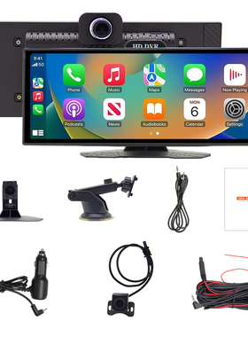 11.26寸车载Carplay安卓Autol记录仪4K高清前后双录倒车影像Hicar