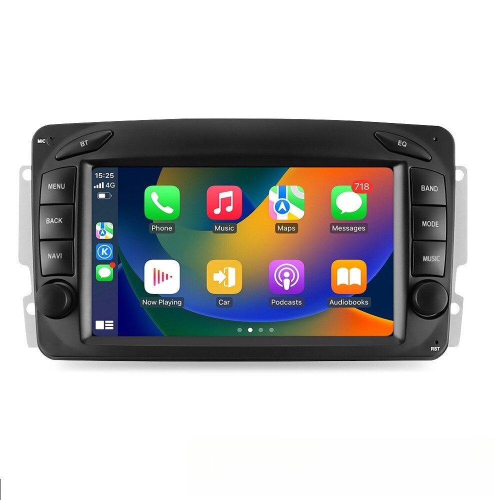 适用于奔驰C-Class W168 W209安卓导航一体机播放器内置Carplay