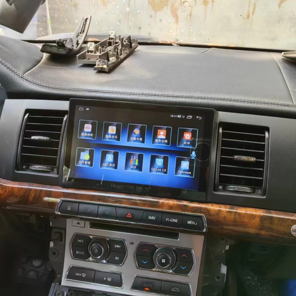 适用于捷豹XF安卓智能导航一体机8英寸八核4+64G内置无线Carplay