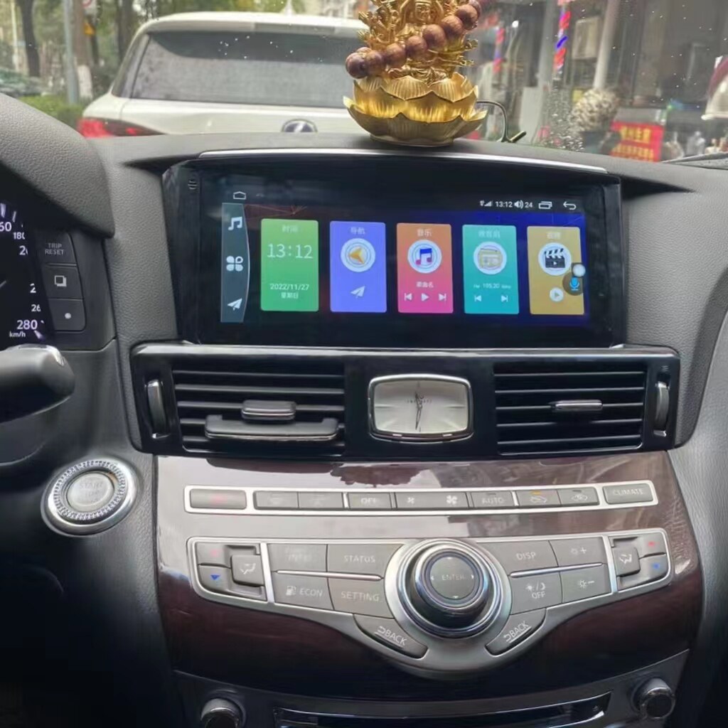 适用于英菲尼迪Q70 Q70L安卓智能导航一体机10.25寸八核4+64G跨境