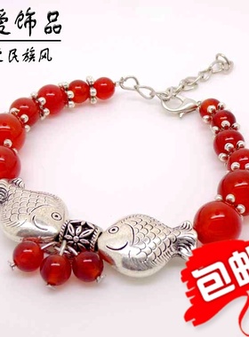 开运手工云南民族风苗银女士饰品