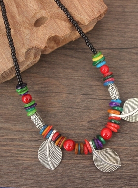 云南丽江短款复古锁骨链纪念品厂