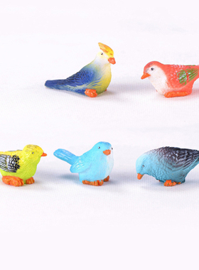 可爱动物树脂玩偶创意微景观装扮