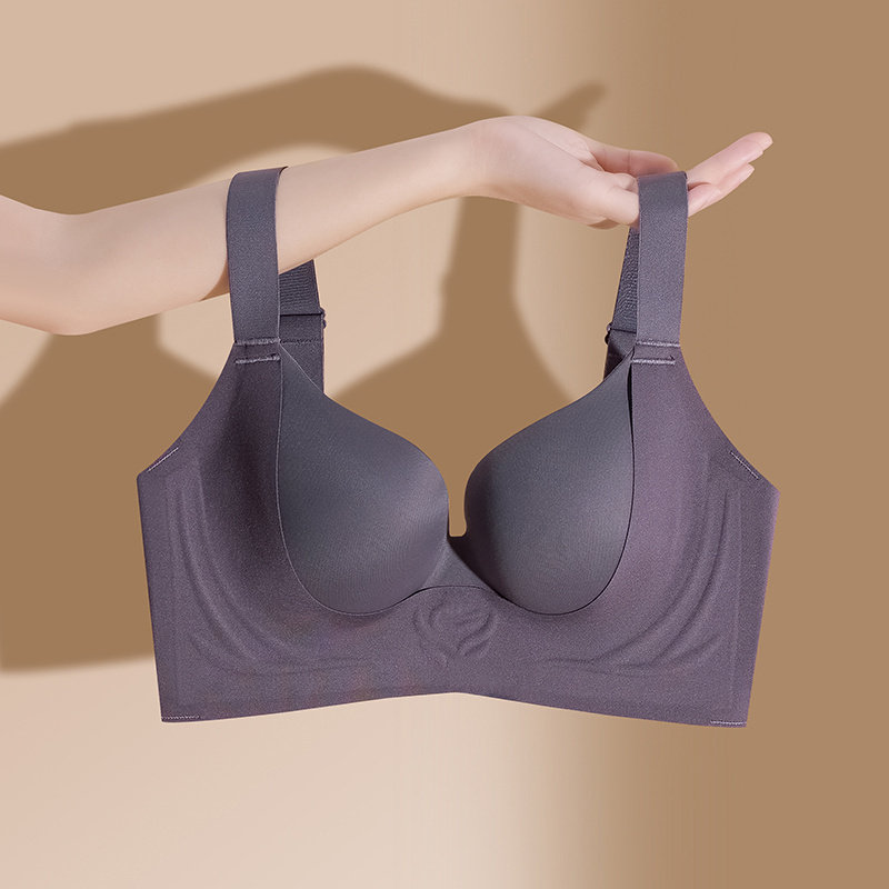 无磁大码全罩杯胖MM光面一片式