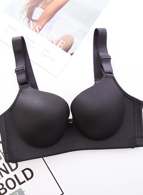 80ＢＦ全杯文胸薄款胖mm文胸聚拢大罩杯收副乳大胸显小D大码内衣