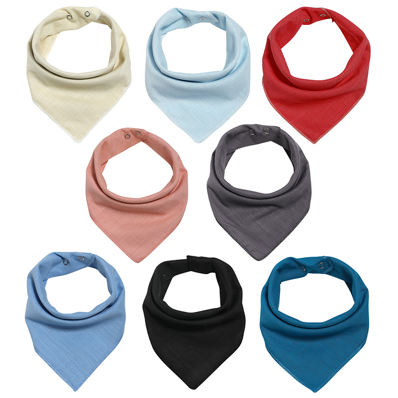 清仓 秋冬新生儿纯棉透气婴儿三角巾宝宝围嘴口水巾围兜婴童用品