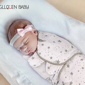 婴儿防惊跳睡袋新生儿包被襁褓包巾全棉薄款 宝宝呵护防惊吓夏季