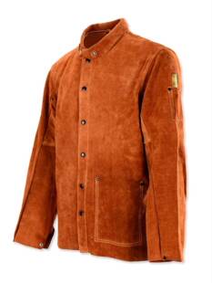 防火花飞溅 重工保护 工厂直销 焊工劳保服 牛皮劳保防护服