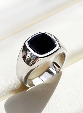 男女钛钢韩版不掉色光面戒指刻字