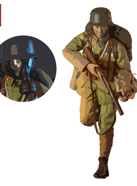 JEU【现货】MINITIMES  抗战英雄可动人偶M035 1/6兵人手办模型