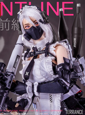 JEU【现货】1/6女仆前线第三弹诺娃可动眼 GD97010女兵人手办模型